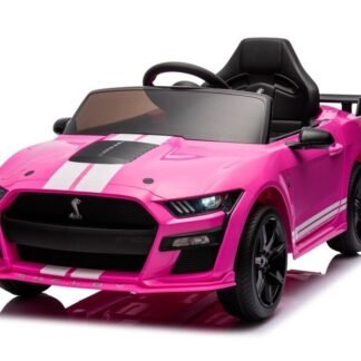 COCHE 12V DE NIÑOS FORD MUSTANG SHELBY, 1-4 años, rc, ROSA-PINK  - INDA559-LE19529